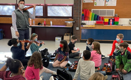 Harrington School Music Teacher Matthew Buono