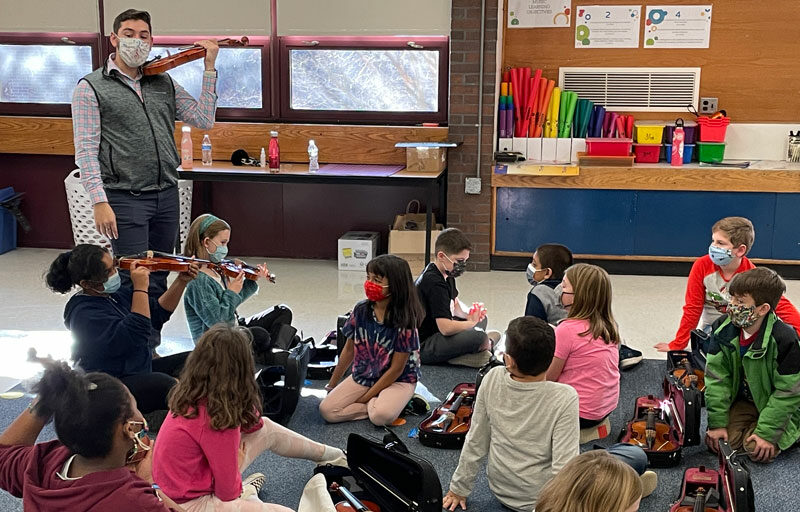 Harrington School Music Teacher Matthew Buono