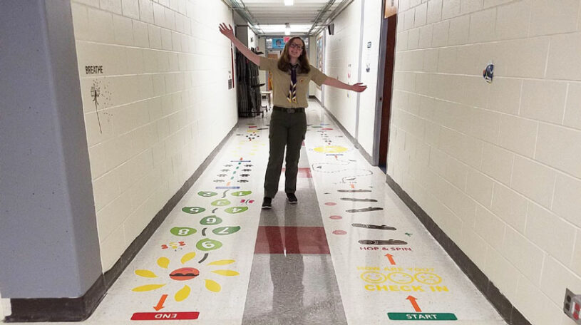 Harrington School Sensory Path