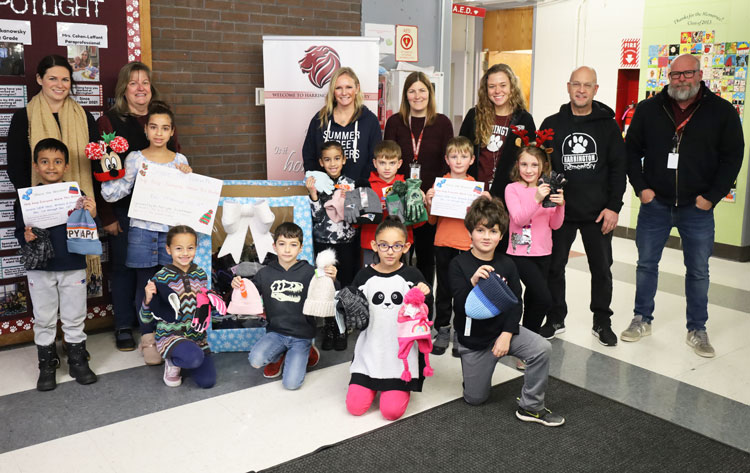 Harrington Elementary School Share the Warmth Drive