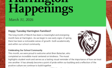 Harrington Happenings - March 31, 2026