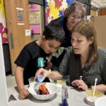 One of the projects featured at the Harrington Elementary School STEAM Fair on Monday, April 14, 2026.