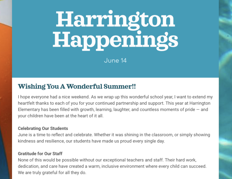 Harrington Happenings - June 14, 2026