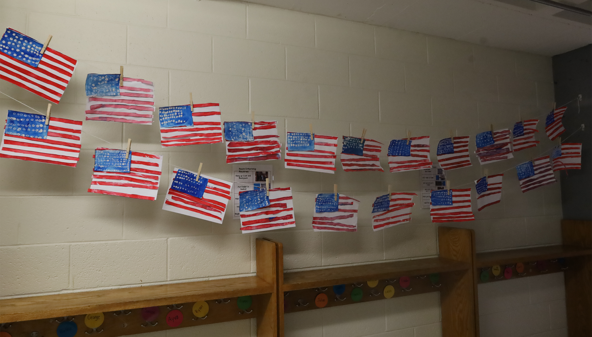 Student artwork featured during the Harrington Elementary School Celebration of the Arts on Wednesday, May 27, 2026.