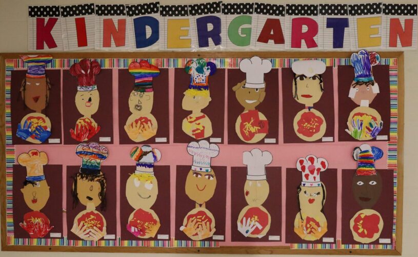 Student artwork featured during the Harrington Elementary School Celebration of the Arts on Wednesday, May 27, 2026.