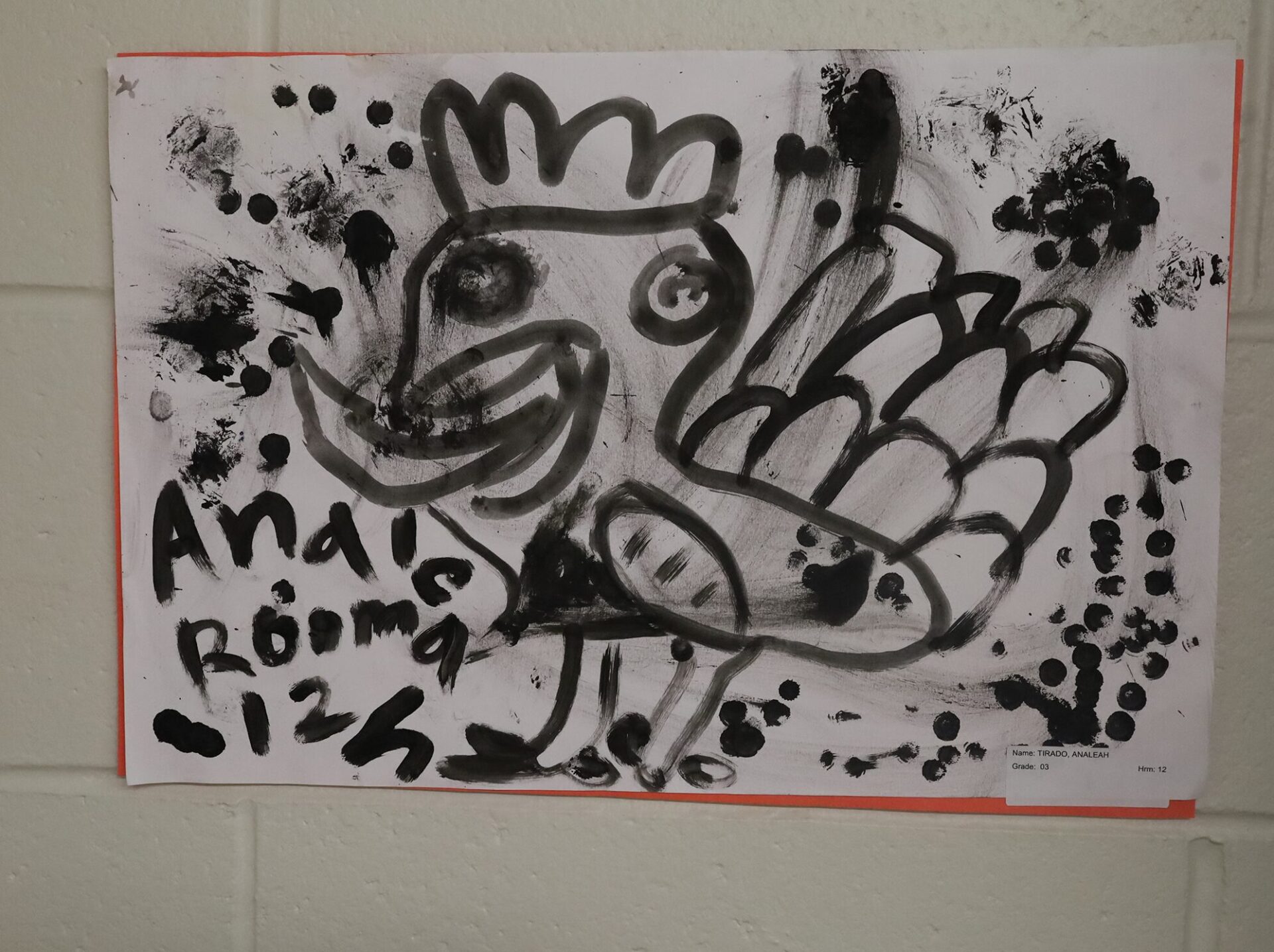 Student artwork featured during the Harrington Elementary School Celebration of the Arts on Wednesday, May 27, 2026.