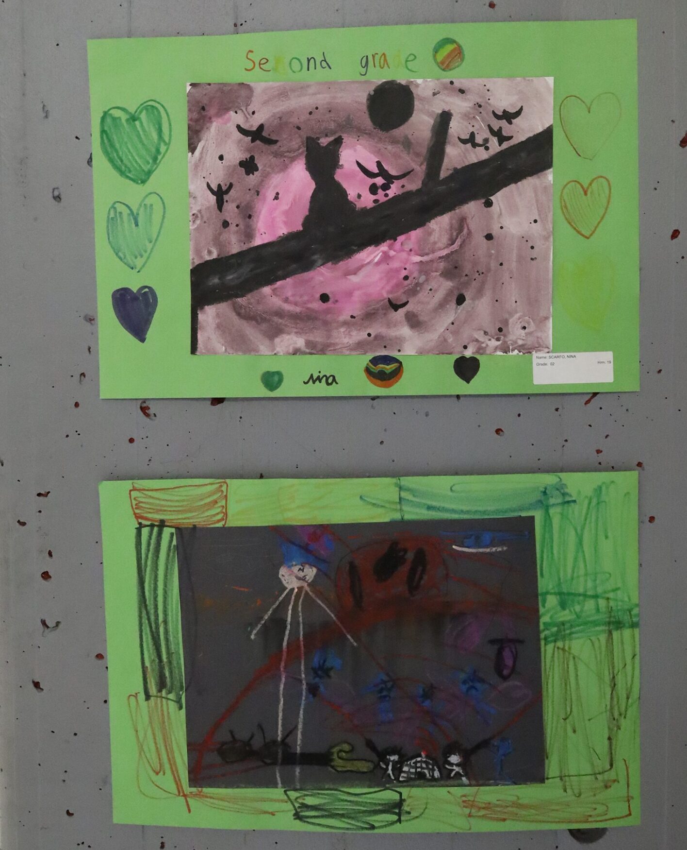 Student artwork featured during the Harrington Elementary School Celebration of the Arts on Wednesday, May 27, 2026.