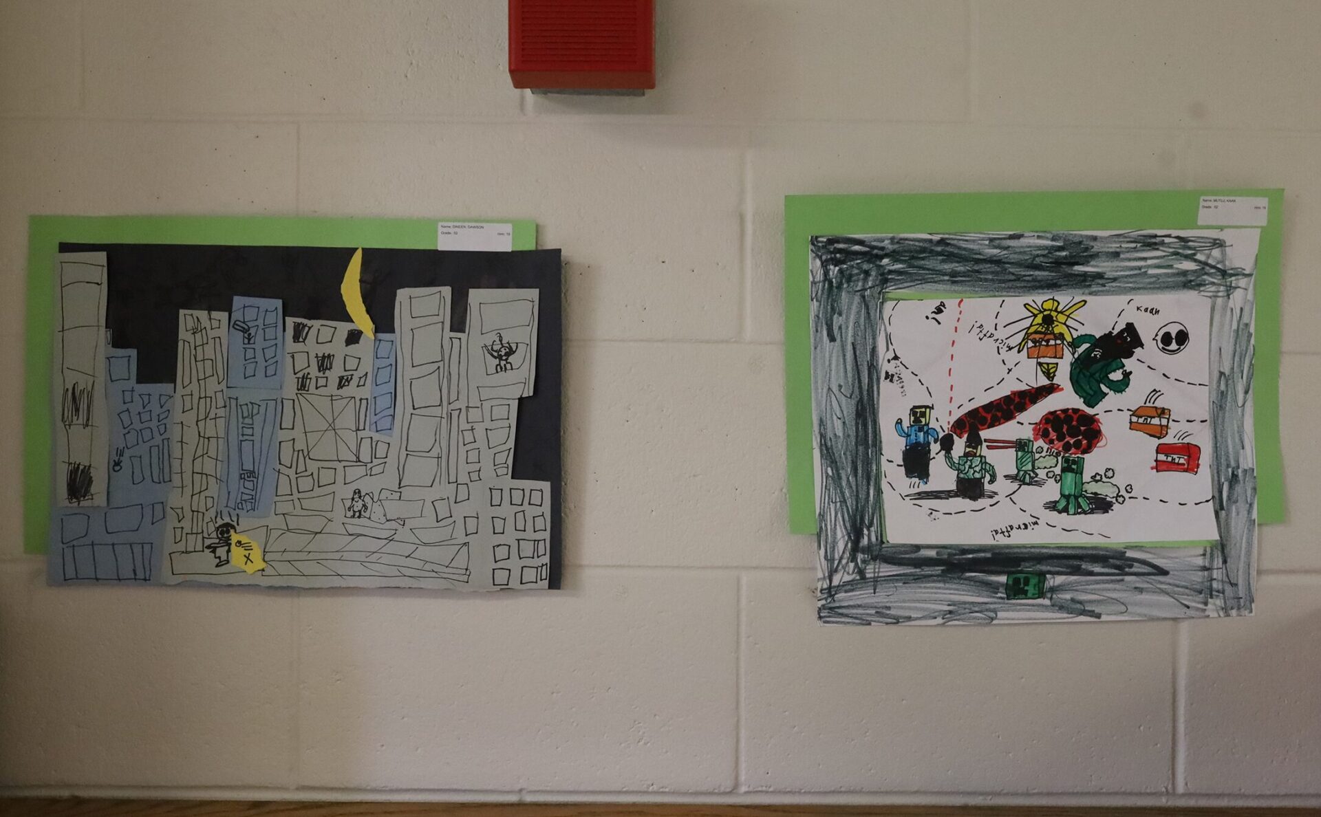 Student artwork featured during the Harrington Elementary School Celebration of the Arts on Wednesday, May 27, 2026.