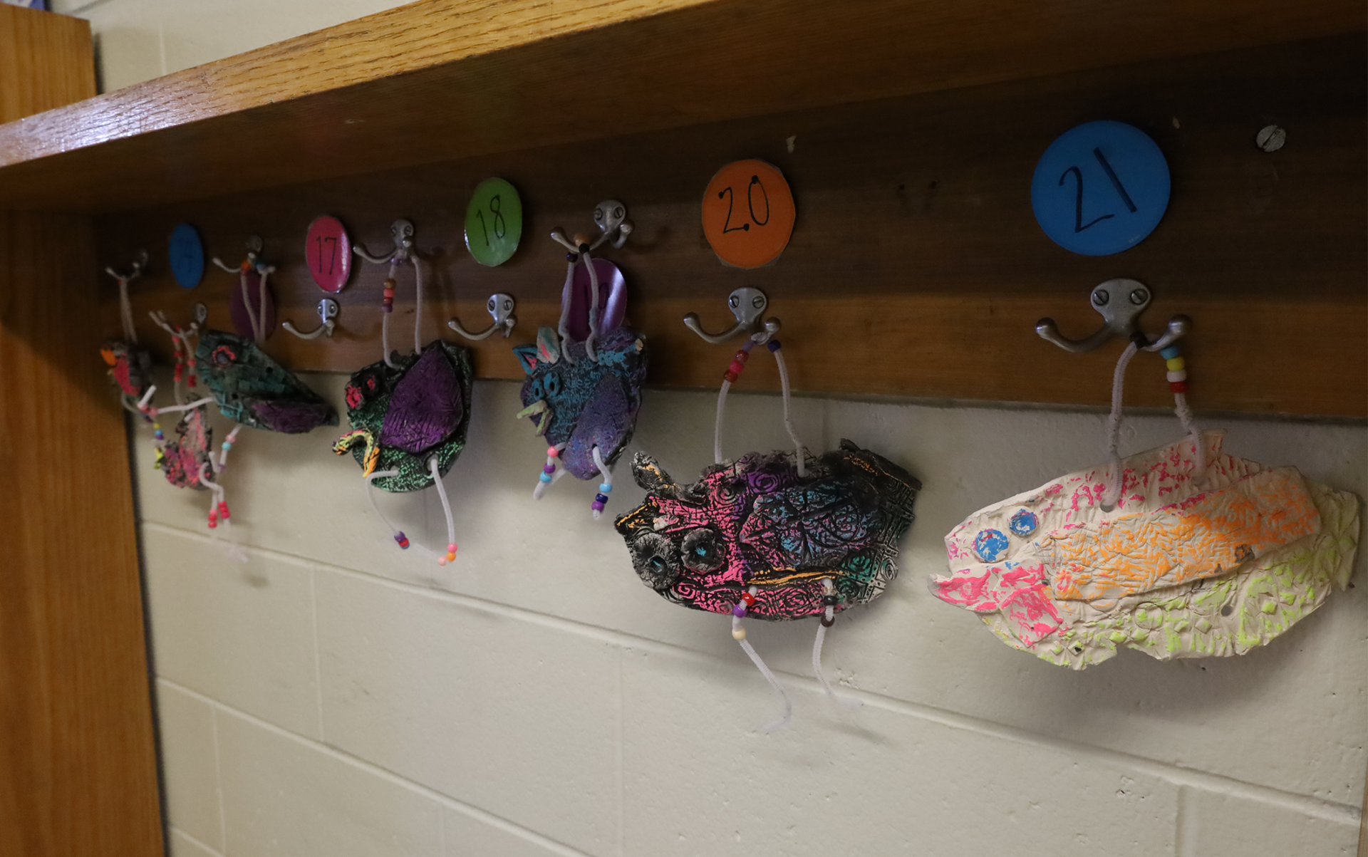 Student artwork featured during the Harrington Elementary School Celebration of the Arts on Wednesday, May 27, 2026.