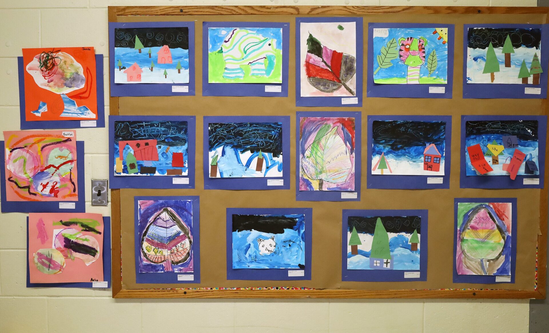 Student artwork featured during the Harrington Elementary School Celebration of the Arts on Wednesday, May 27, 2026.