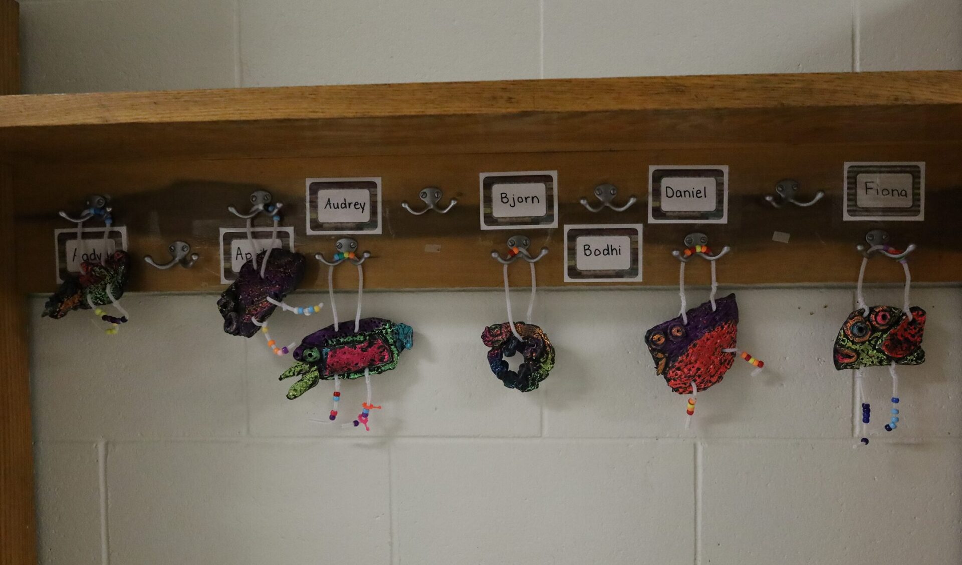 Student artwork featured during the Harrington Elementary School Celebration of the Arts on Wednesday, May 27, 2026.