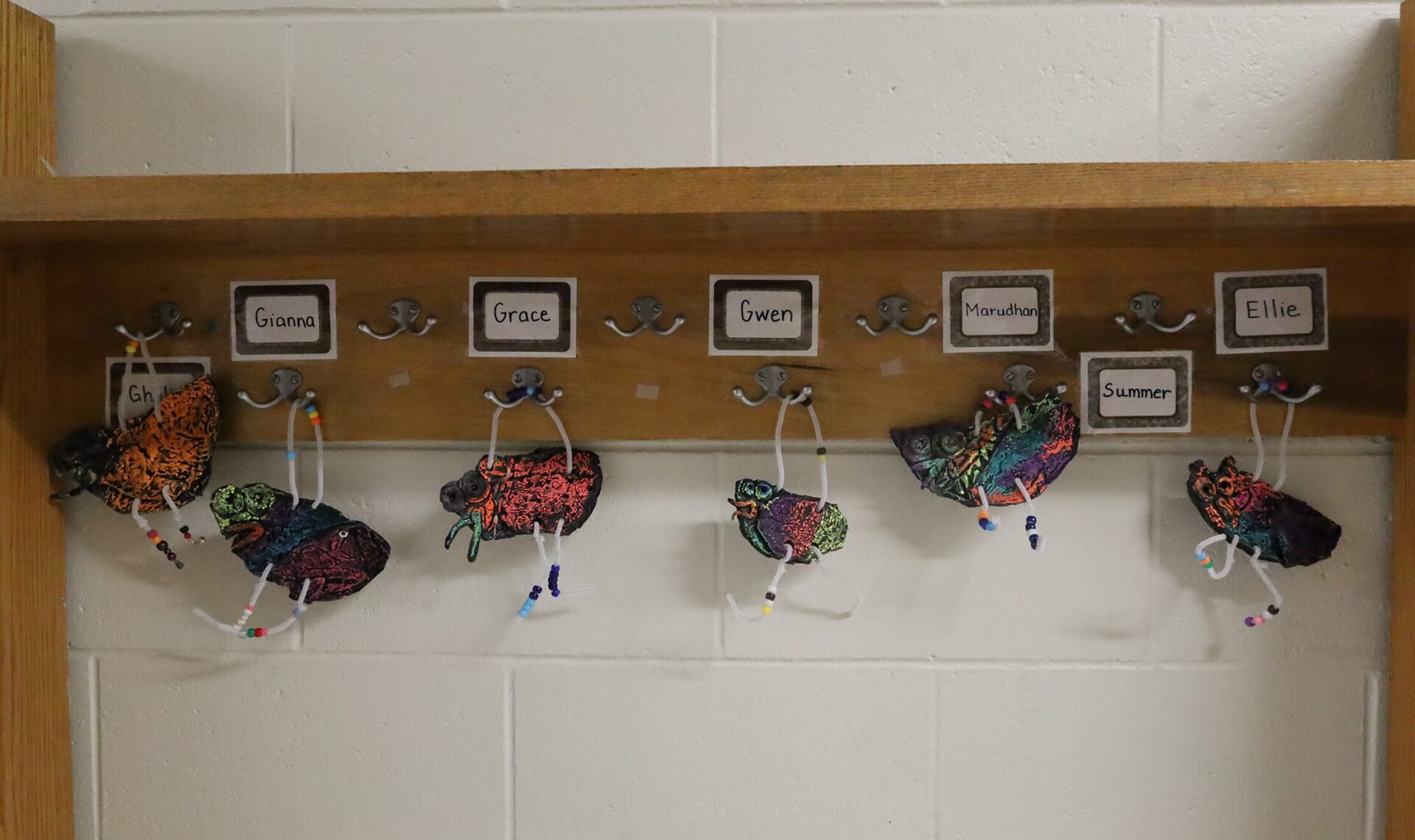 Student artwork featured during the Harrington Elementary School Celebration of the Arts on Wednesday, May 27, 2026.
