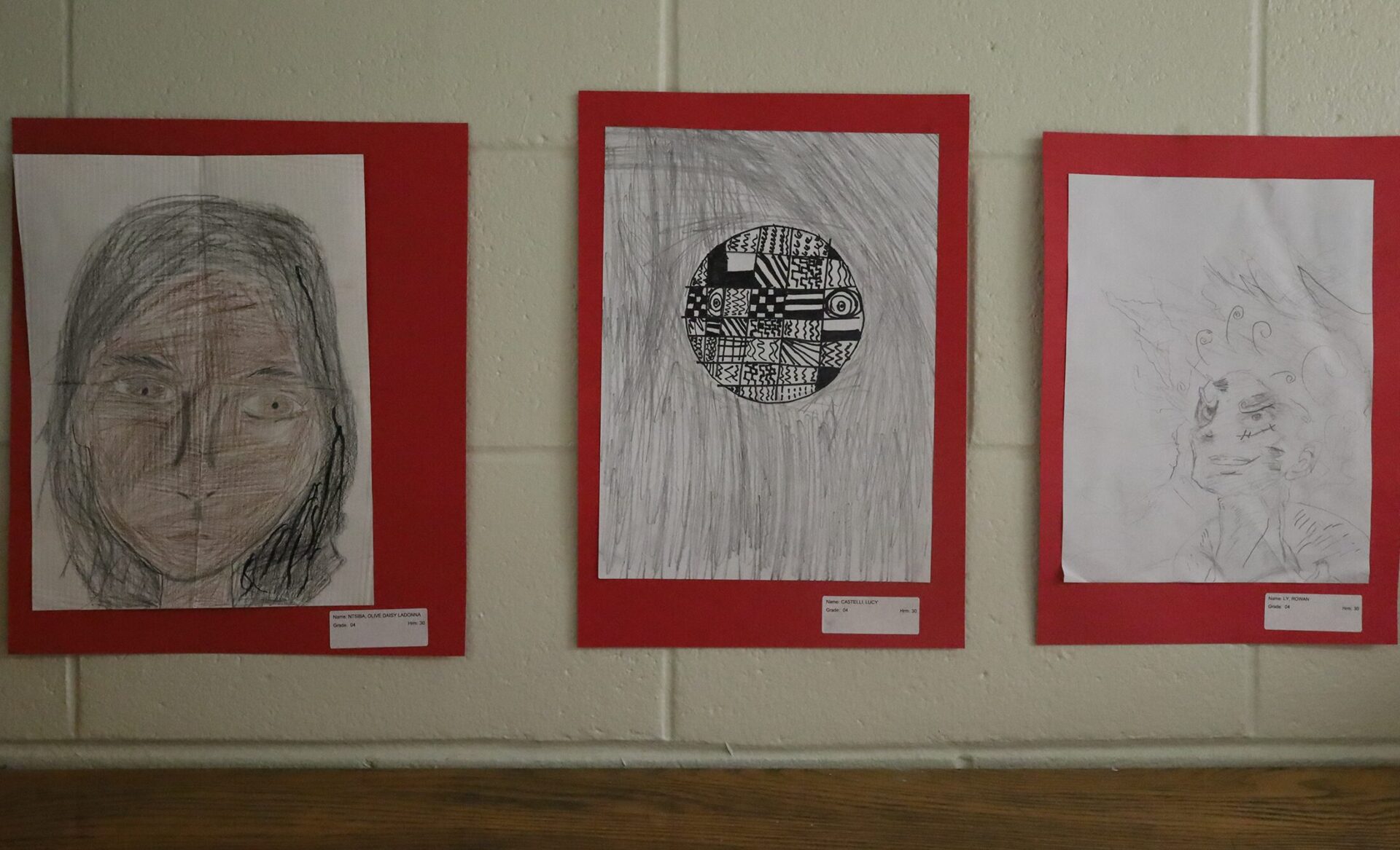 Student artwork featured during the Harrington Elementary School Celebration of the Arts on Wednesday, May 27, 2026.