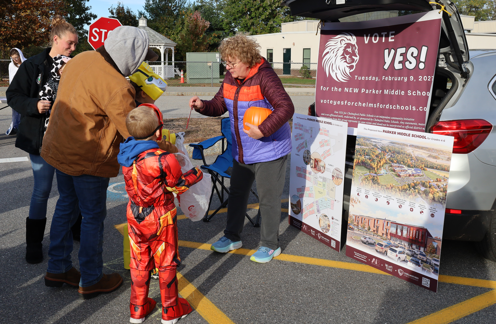 Harrington Trunk-Or-Treat 2026 Harrington Elementary School students and their families enjoy trunk-or-treating in the parking lot on Saturday, October 17, 2026.