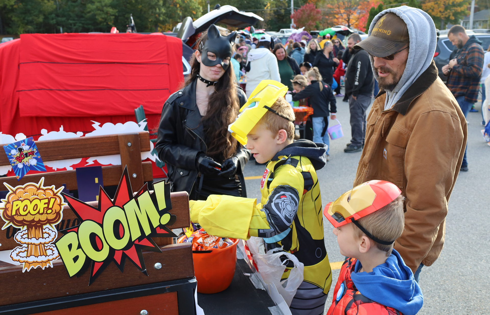 Harrington Trunk-Or-Treat 2026 Harrington Elementary School students and their families enjoy trunk-or-treating in the parking lot on Saturday, October 17, 2026.