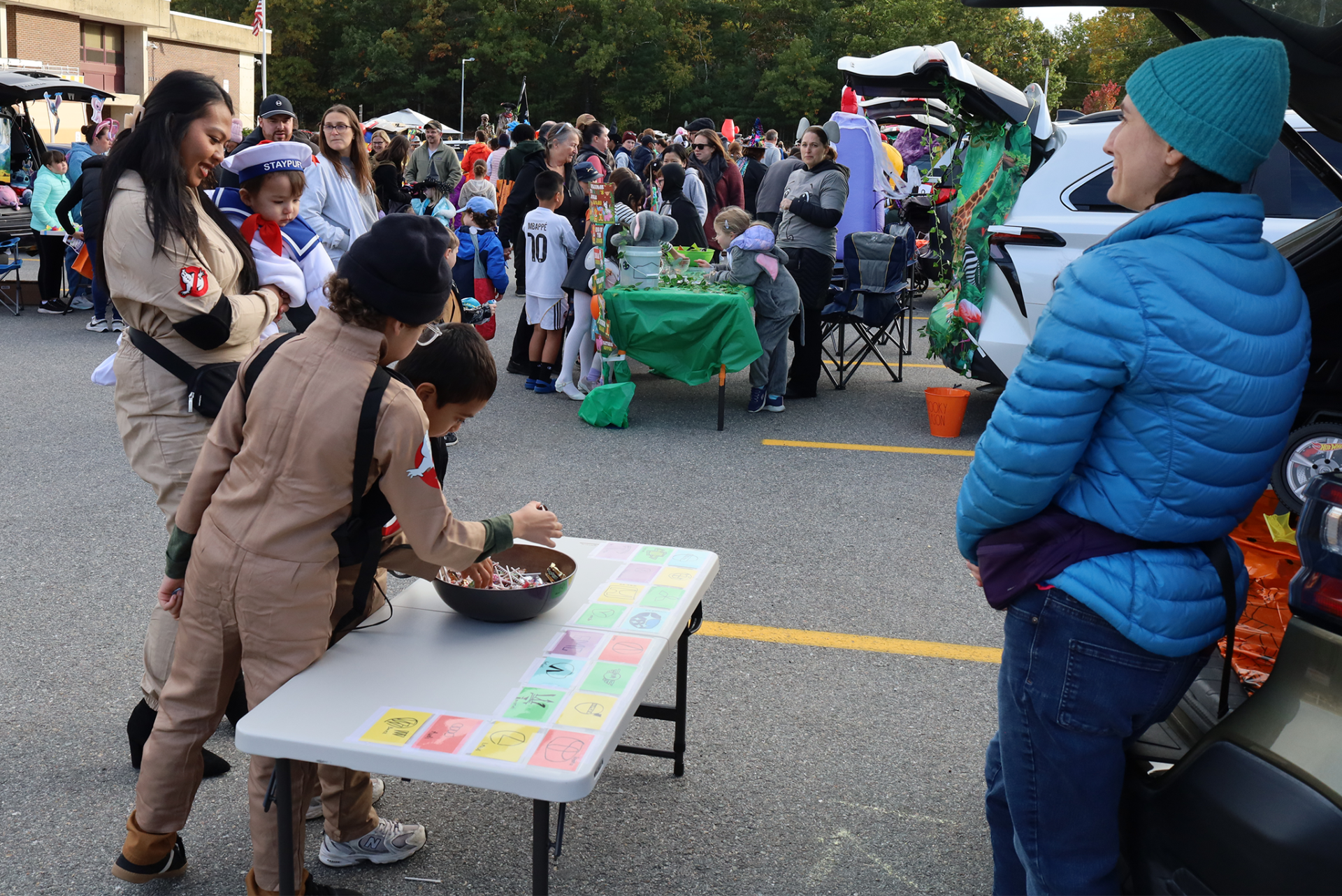 Harrington Trunk-Or-Treat 2026 Harrington Elementary School students and their families enjoy trunk-or-treating in the parking lot on Saturday, October 17, 2026.