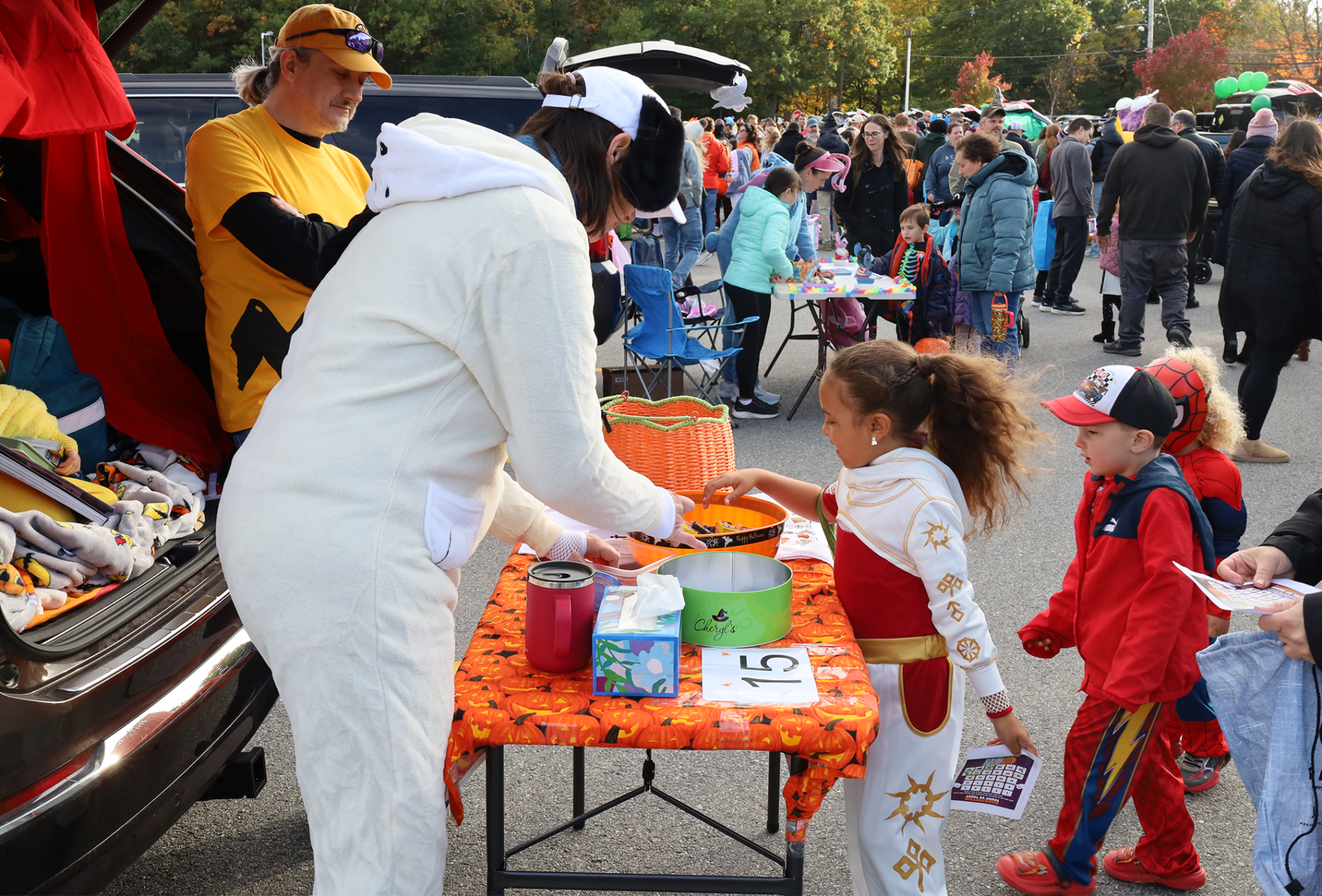 Harrington Trunk-Or-Treat 2026 Harrington Elementary School students and their families enjoy trunk-or-treating in the parking lot on Saturday, October 17, 2026.