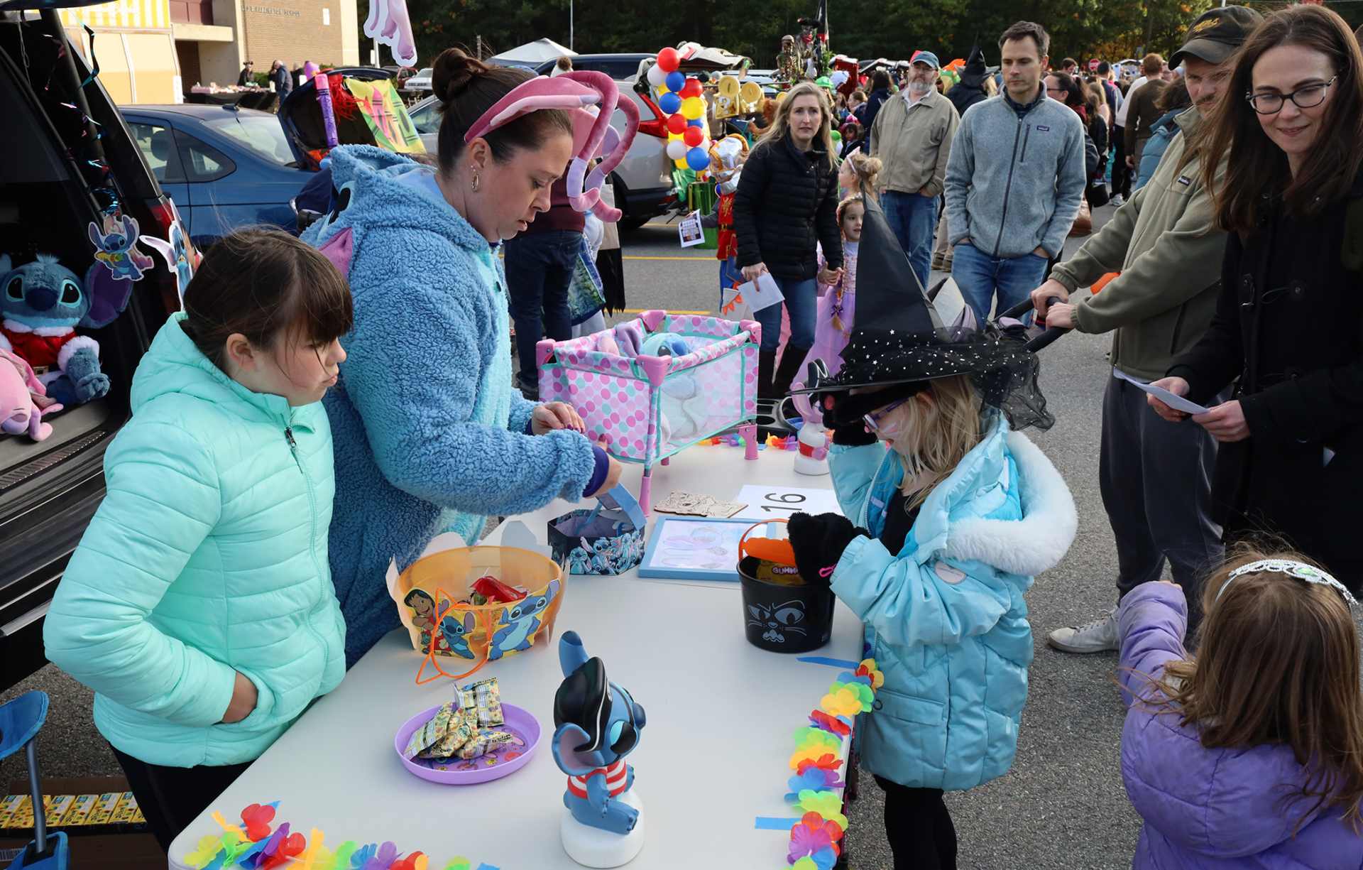 Harrington Trunk-Or-Treat 2026 Harrington Elementary School students and their families enjoy trunk-or-treating in the parking lot on Saturday, October 17, 2026.