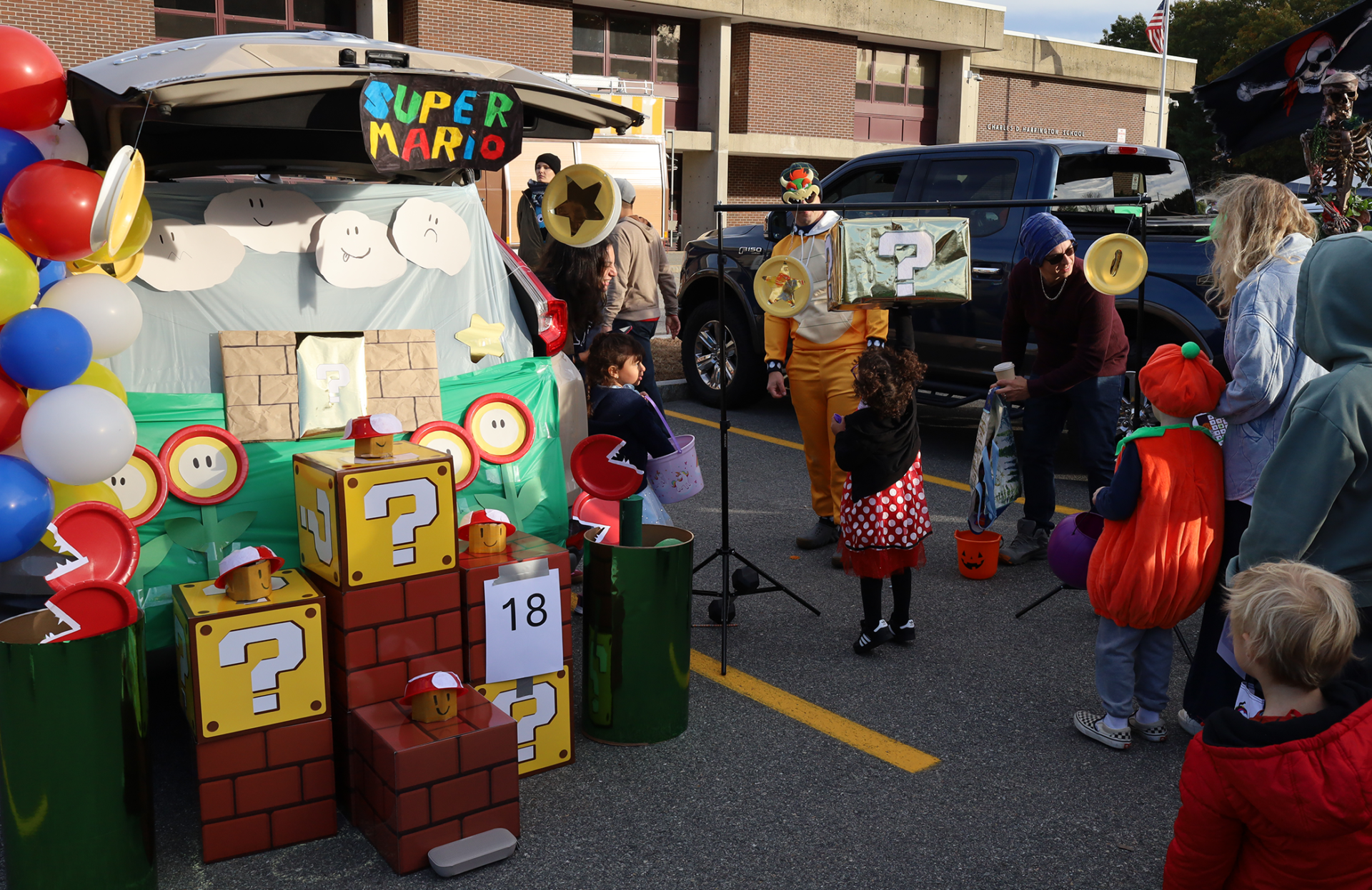 Harrington Trunk-Or-Treat 2026 Harrington Elementary School students and their families enjoy trunk-or-treating in the parking lot on Saturday, October 17, 2026.