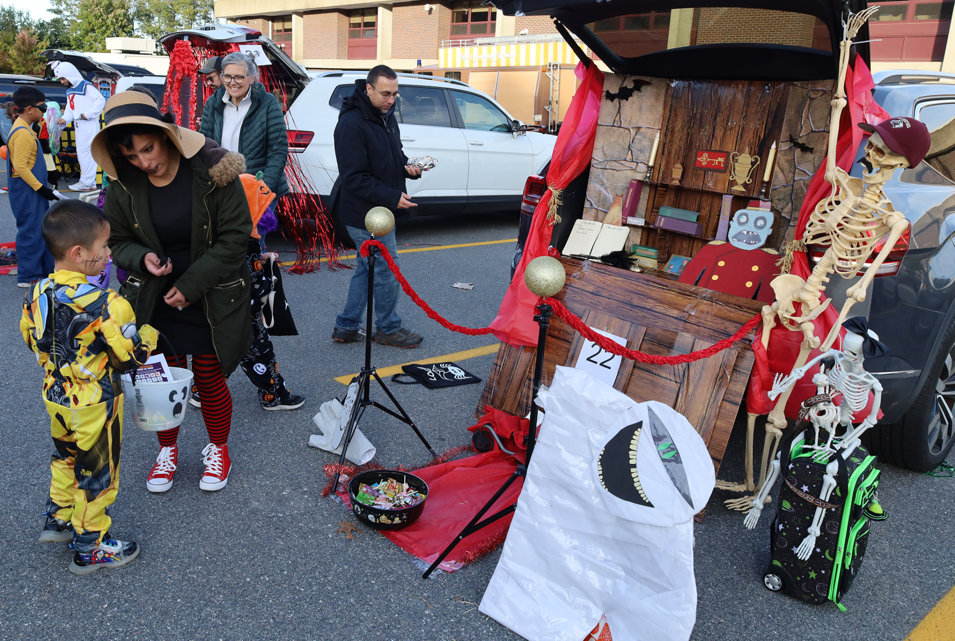 Harrington Trunk-Or-Treat 2026 Harrington Elementary School students and their families enjoy trunk-or-treating in the parking lot on Saturday, October 17, 2026.